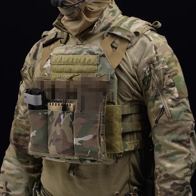 Multicam Magazine Pouch For Tactical Vest