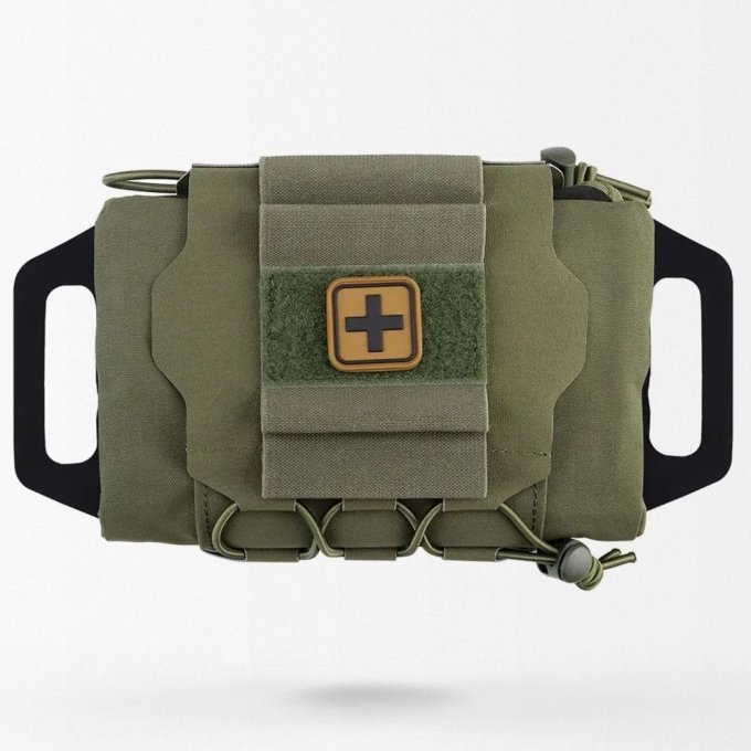Gilet tactique pochette médicale Ranger Green