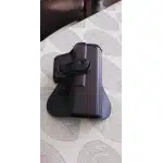 Holster droit pour Glock 17 avec portes-chargeurs 9 mm photo review