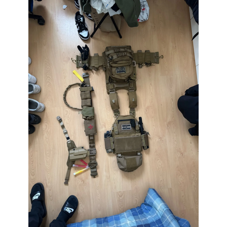 Ceinture de cuisse tactique à découpe laser photo review