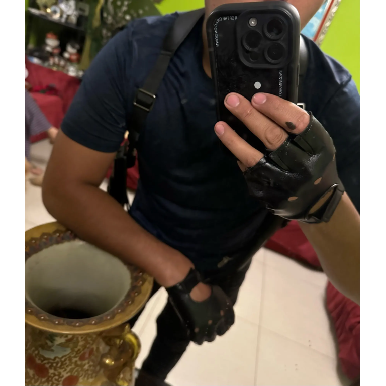 Holster d’épaule en cuir photo review