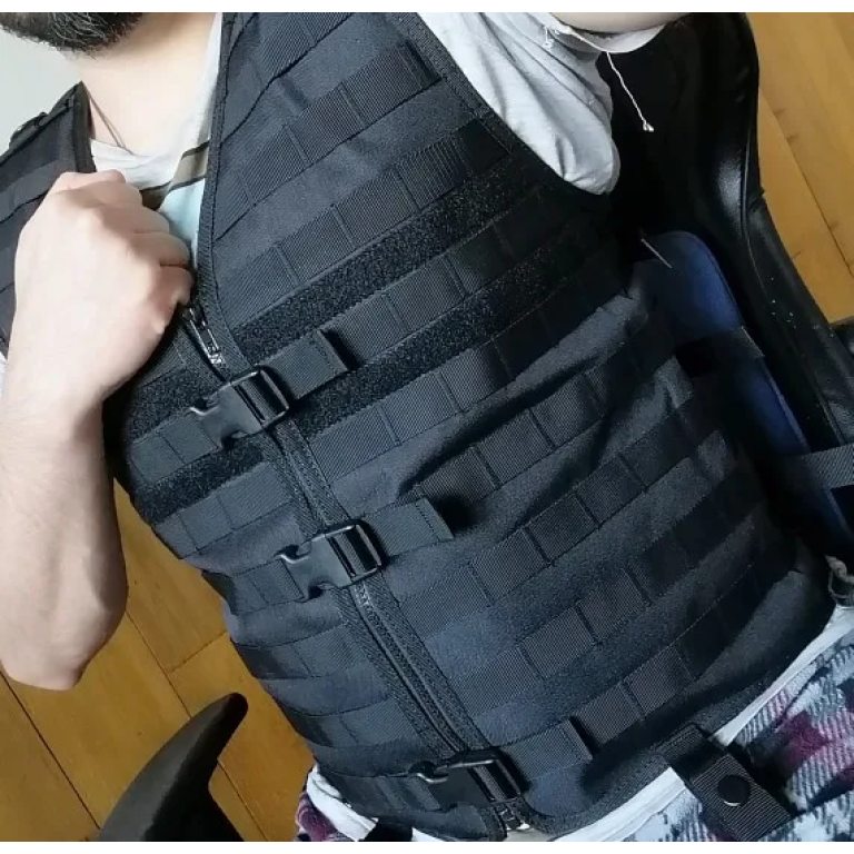 Gilet porte-charge MOLLE photo review