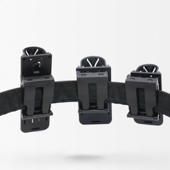 Baton holster for duty belt