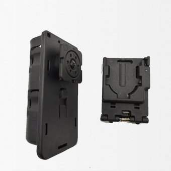 Baton holster for duty belt