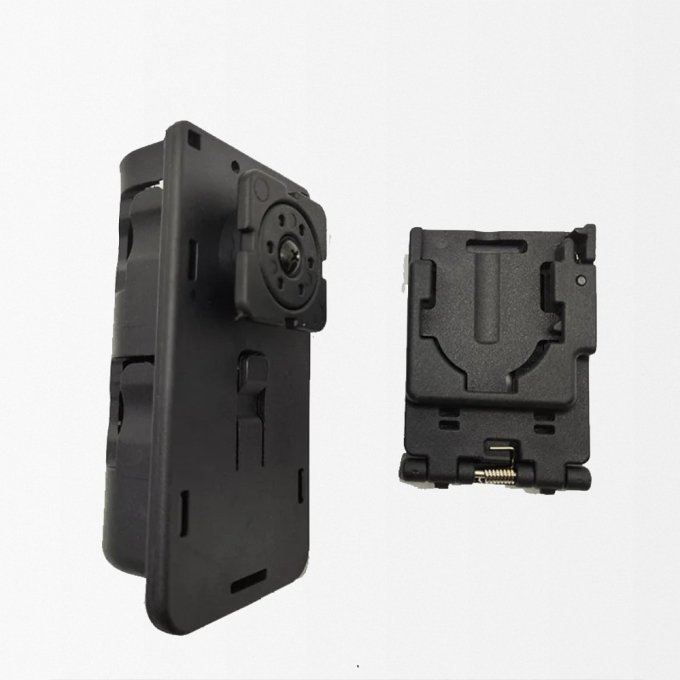 Baton holster for duty belt