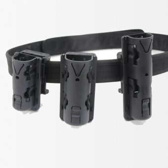 Baton holster for duty belt