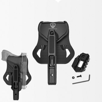 Black double stack P80 holster