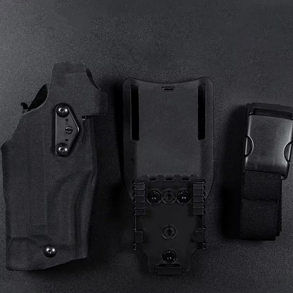 Black drop leg glock 17 holster