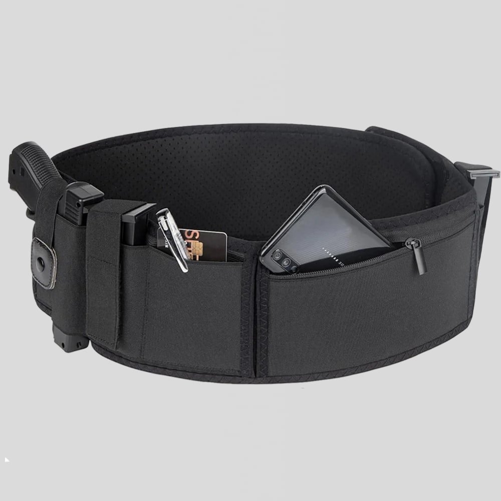 Breathable belly band holster