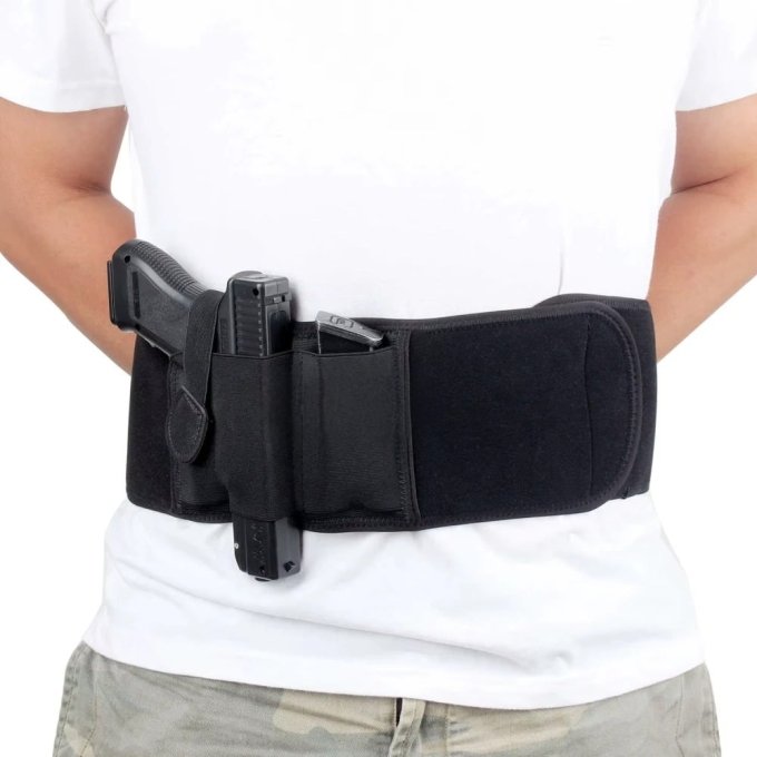 Concealed belly band holster
