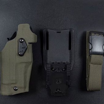Green drop leg glock 17 holster