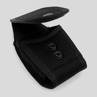 Handcuff pouch for duty belt