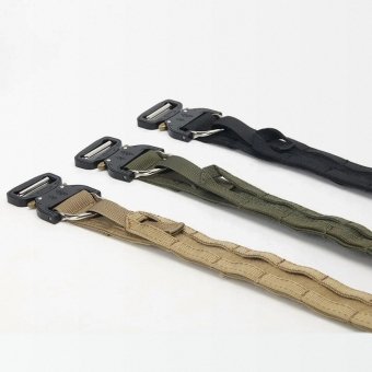 Heavy duty combat belt molle