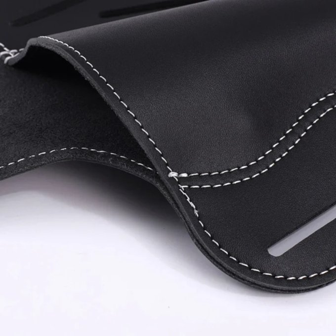 Invisible leather gun holster