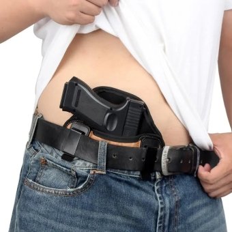 Leather iwb gun holster