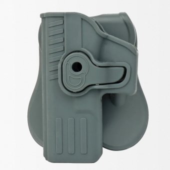 Left handed gun holster