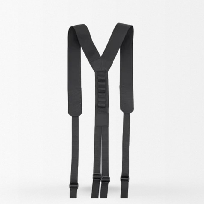 Low profile Y strap tactical suspenders