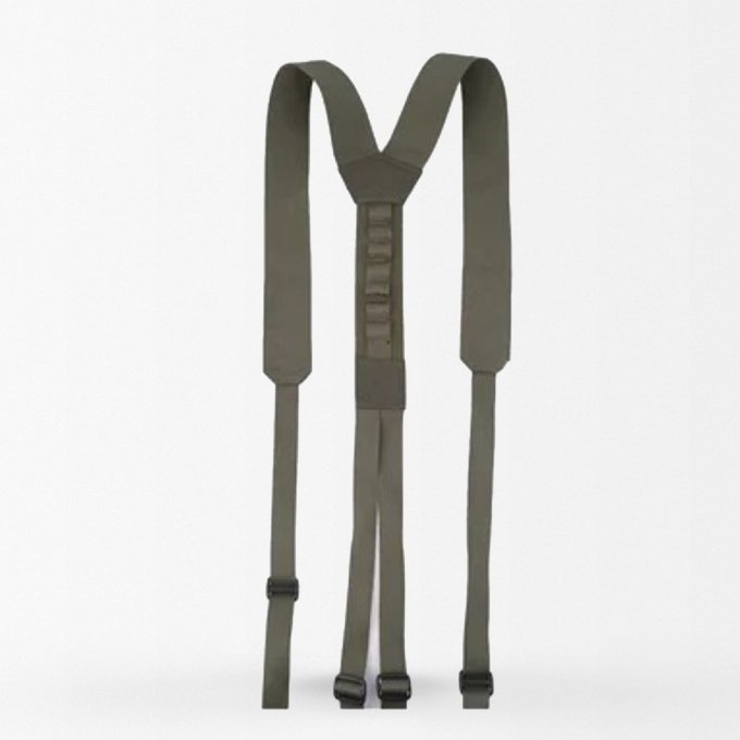 Low profile Y strap tactical suspenders