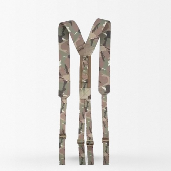 Low profile Y strap tactical suspenders