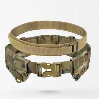 Outer molle combat belt