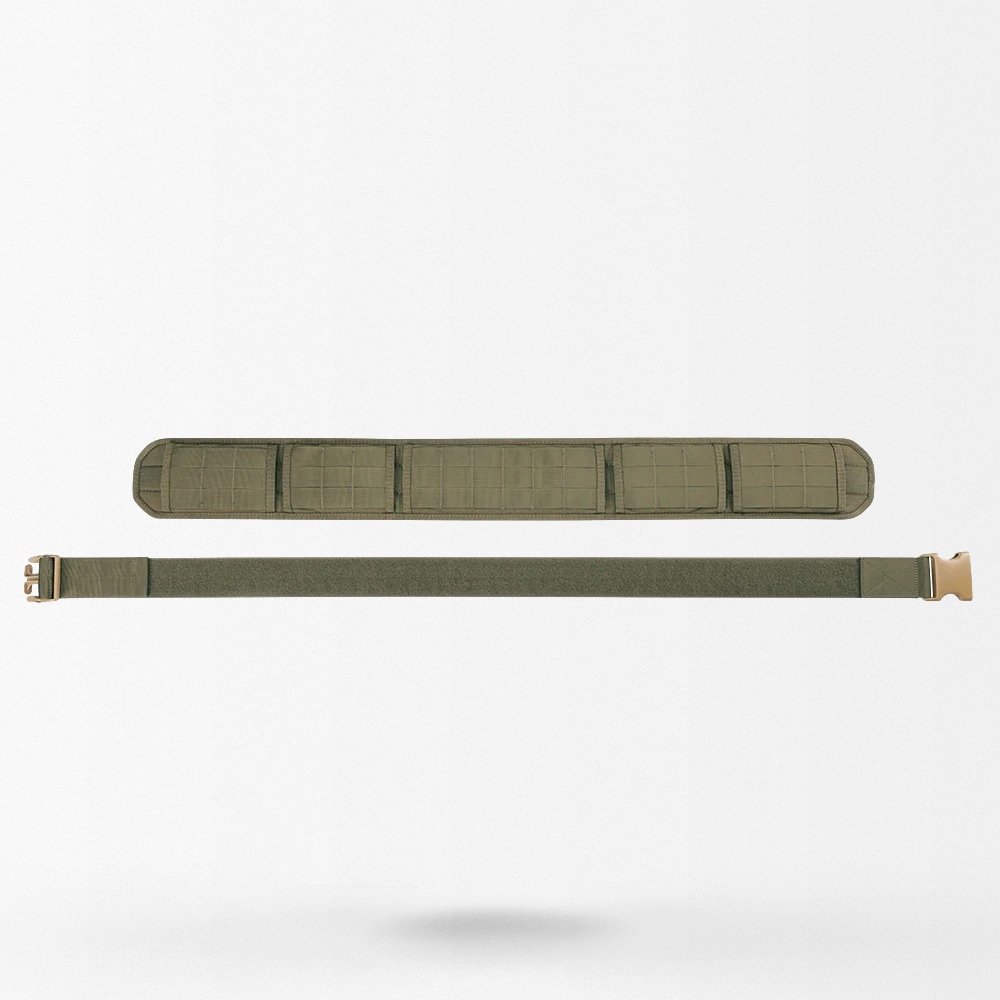 Padded molle combat belt