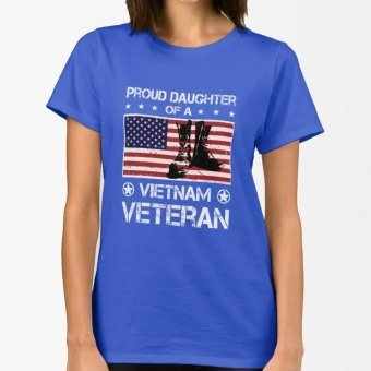 Proud daughter of a vietnam veteran t-shirt