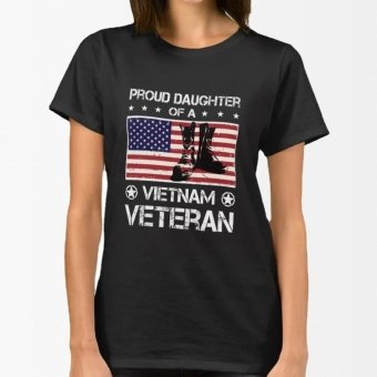 Proud daughter of a vietnam veteran t-shirt