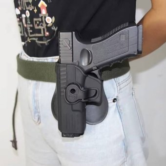 Right handed gun holster