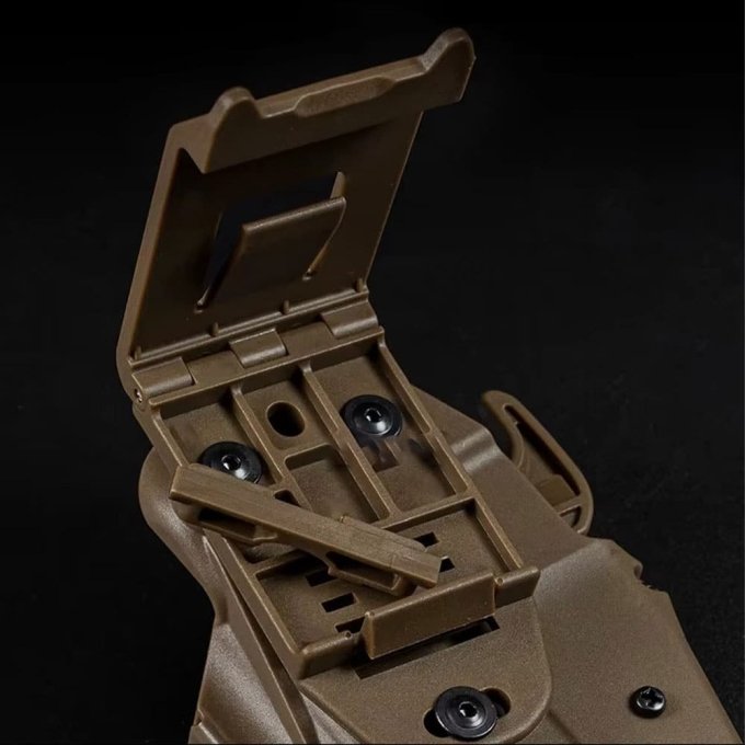 Right quick release gun holster