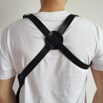 Shoulder pistol holster leather