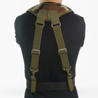 Tactical duty belt suspender with key holder