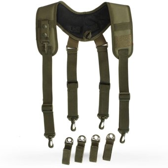 Tactical duty belt suspender with key holder