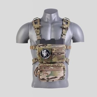 Tactical laser cut harness suspenders