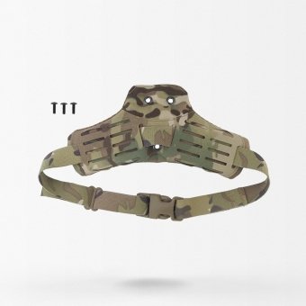 Tactical laser cut thigh belt