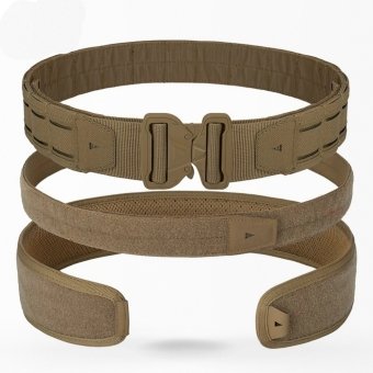 Tactical lazer combat molle waist belt