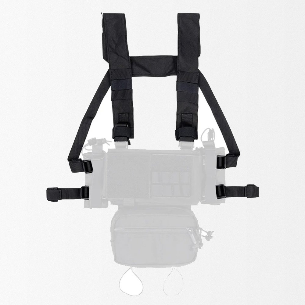 Tactical suspender belt for chest rig