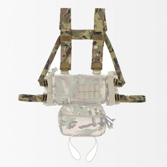Tactical suspender belt for chest rig
