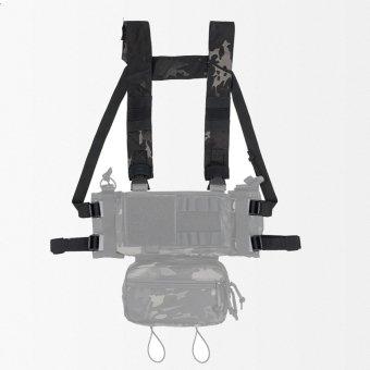 Tactical suspender belt for chest rig
