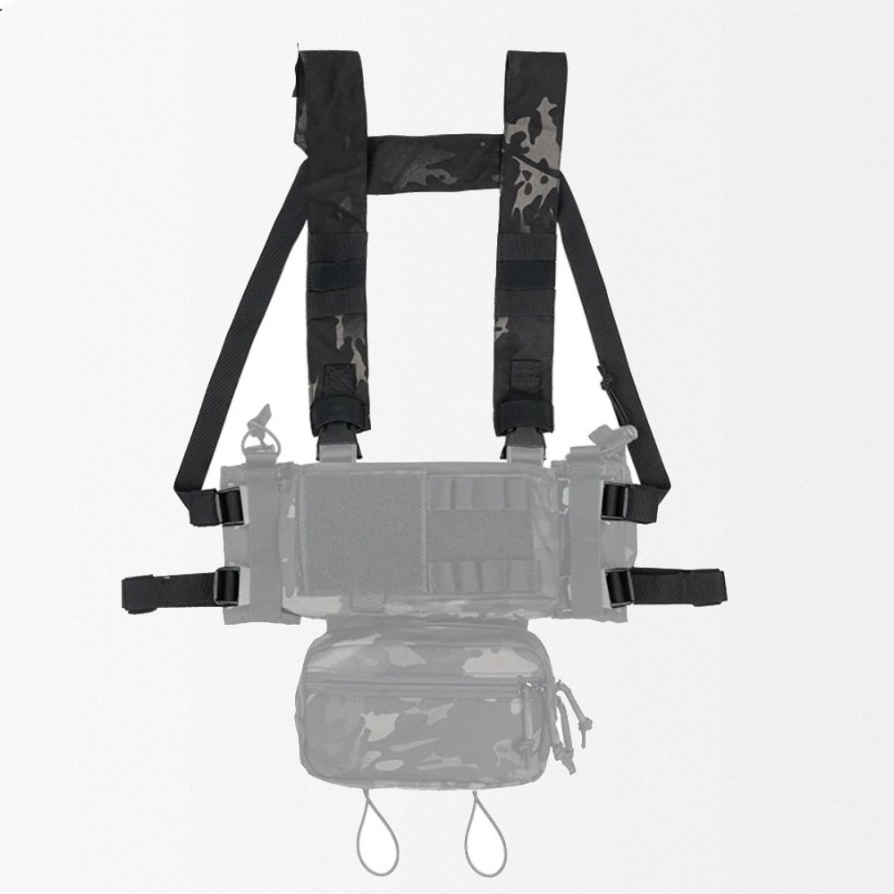 Tactical suspender belt for chest rig