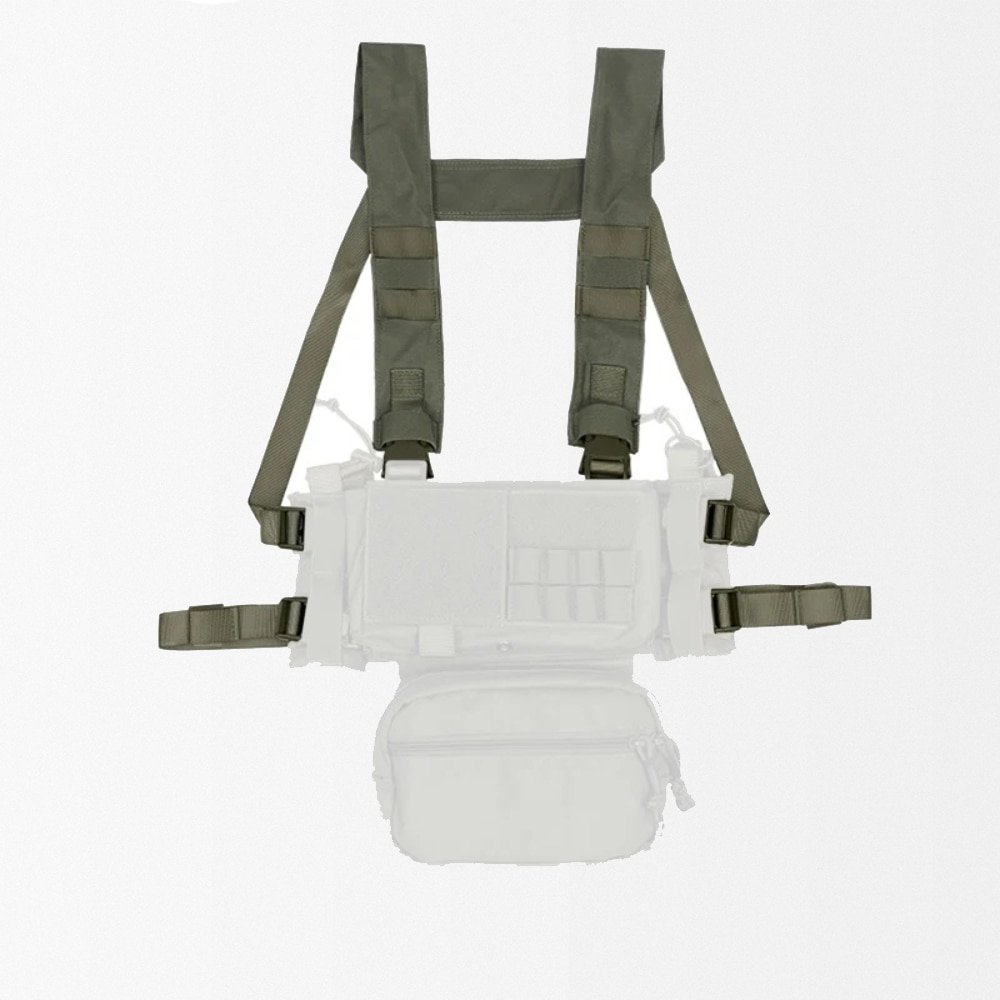 Tactical suspender belt for chest rig