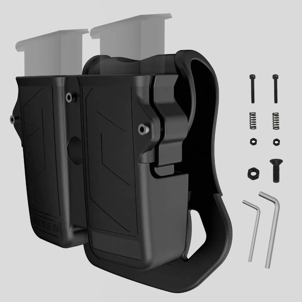 Universal double mag pouch