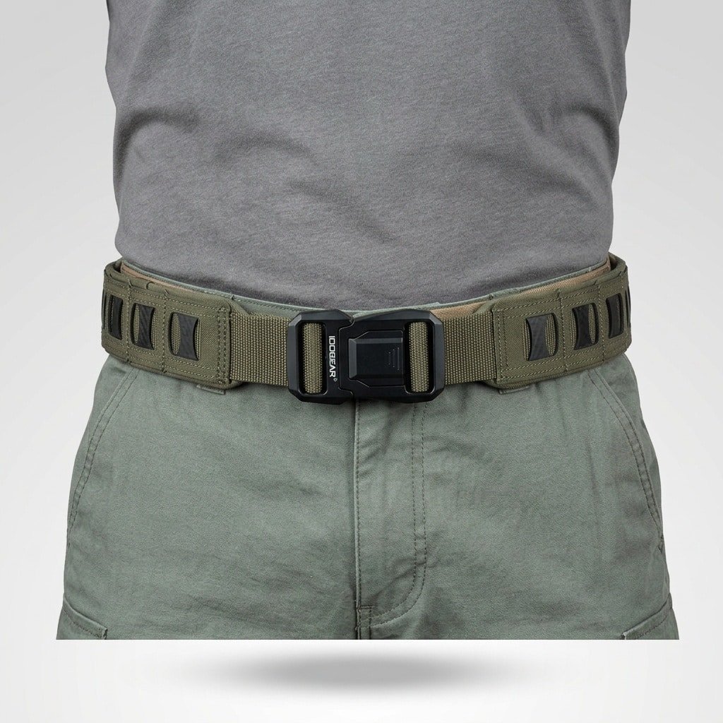 Lightweight molle tactical belt