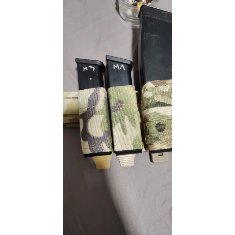 Porte-chargeurs double en nylon avec clip photo review