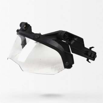 Clear lens flip goggles for tactical helmet