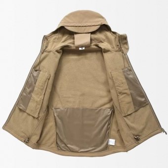 Coyote Brown softshell jacket “Veter”