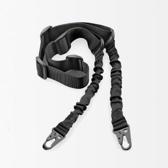 Bretelle élastique pour fusil avec pivots