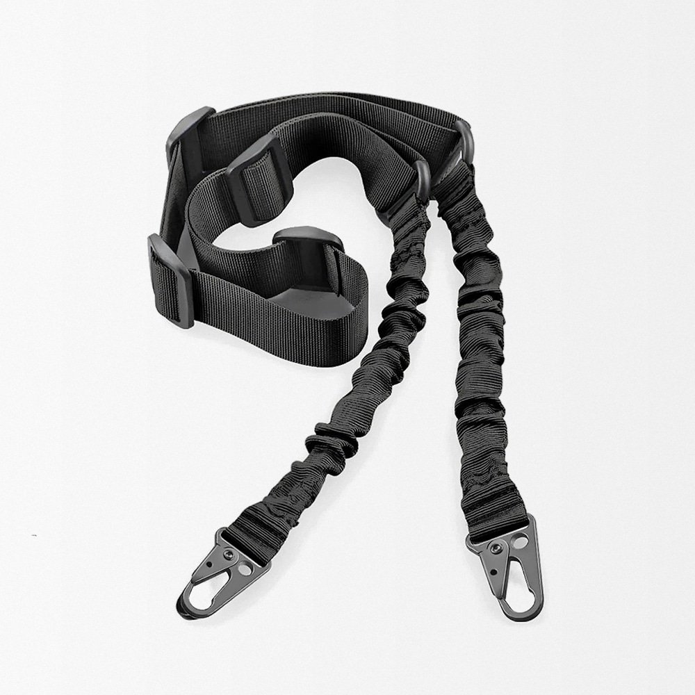 Bretelle élastique pour fusil avec pivots