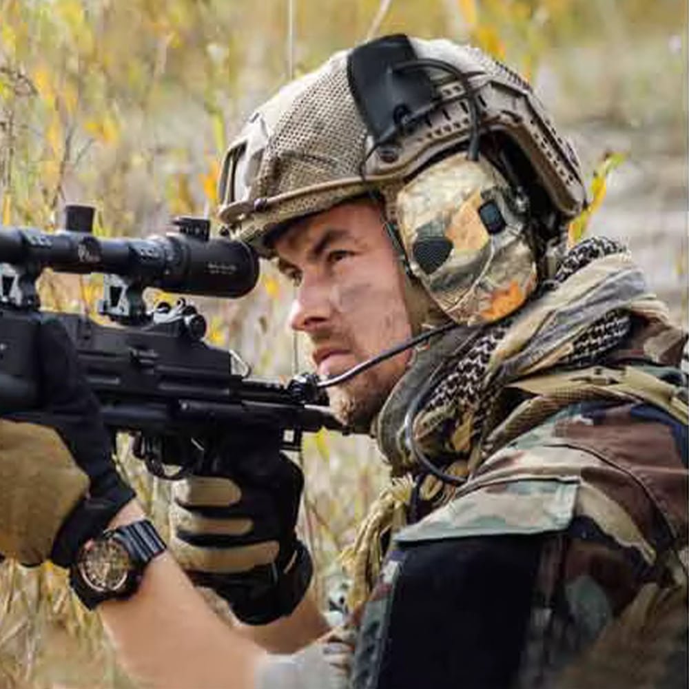 Casque de tir camouflage chasse électronique – Image 4