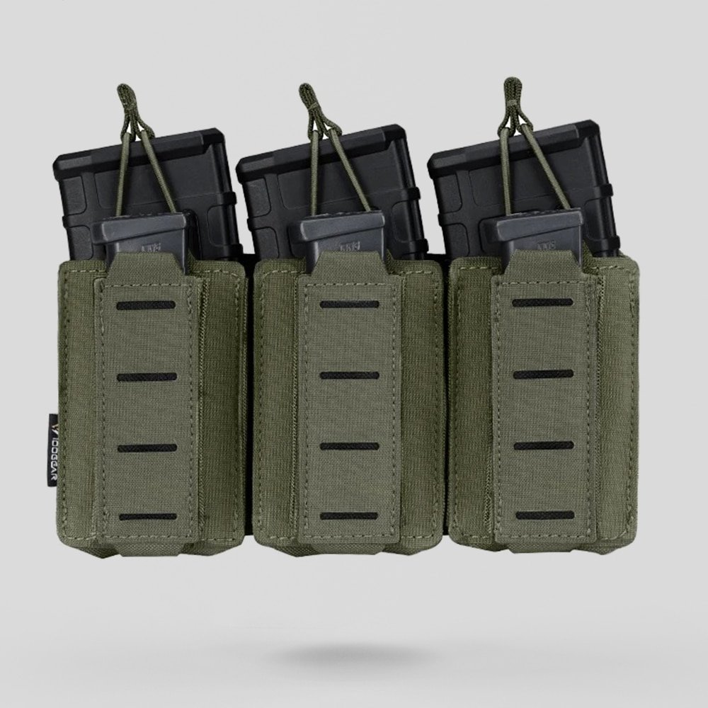 Laser cut 9mm and 5.56 mag pouches