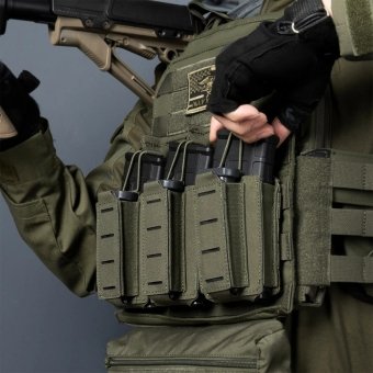 Laser cut 9mm and 5.56 mag pouches